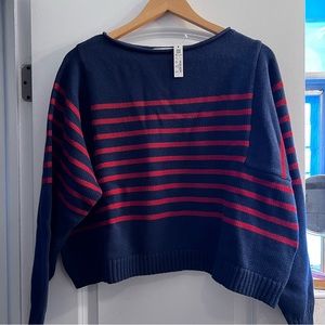 Madewell Rolled-neck pullover sweater size L